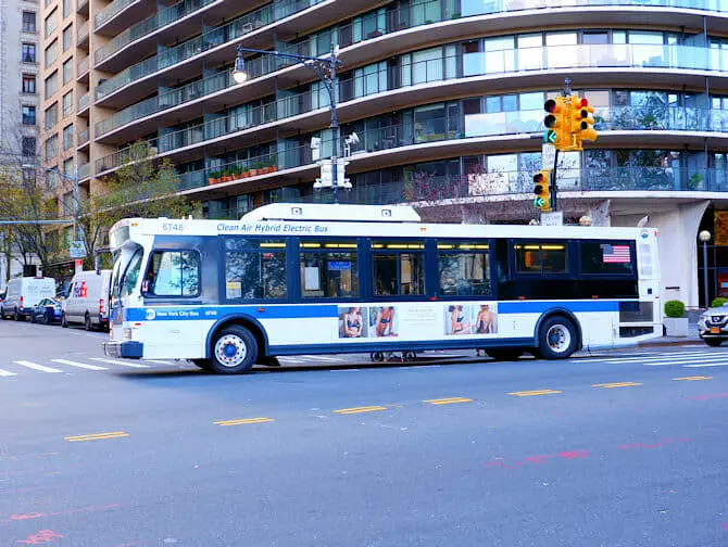 El bus en Nueva York