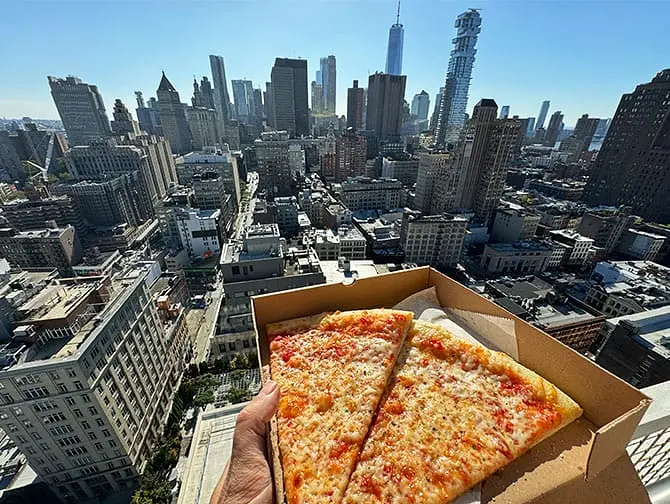 La mejor pizza de Nueva York