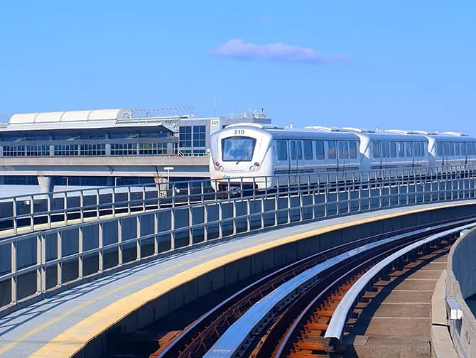 JFK AirTrain en Nueva York