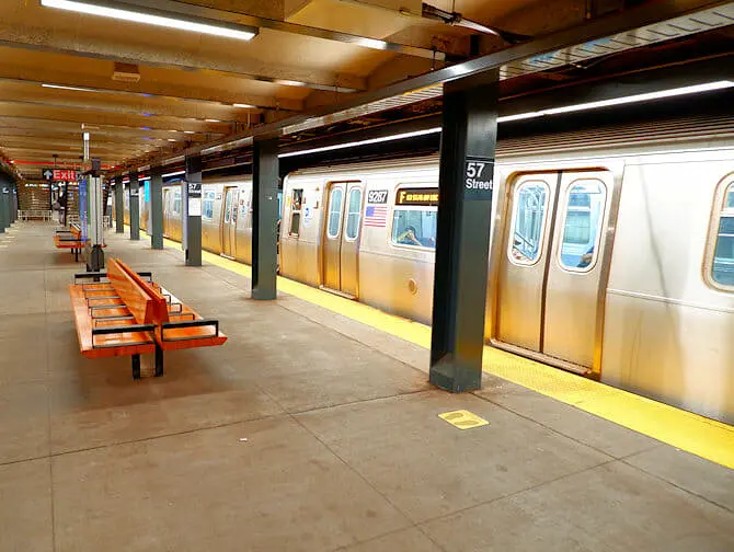 El metro en Nueva York