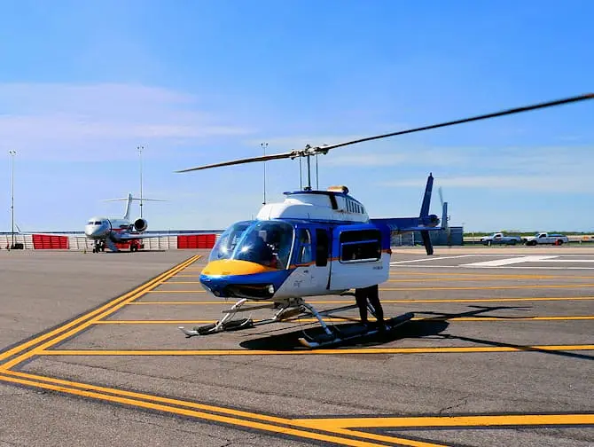 Traslado en helicóptero entre los aeropuertos JFK o Newark y Manhattan