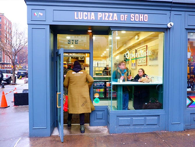 La mejor pizza de Nueva York - Lucia Pizza en SoHo