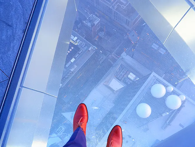 Tickets para Edge en Nueva York - Panel de cristal